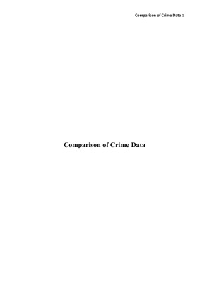 7 CJA 323 Week 1   Crime Data Comparison (800 words   APA  References)