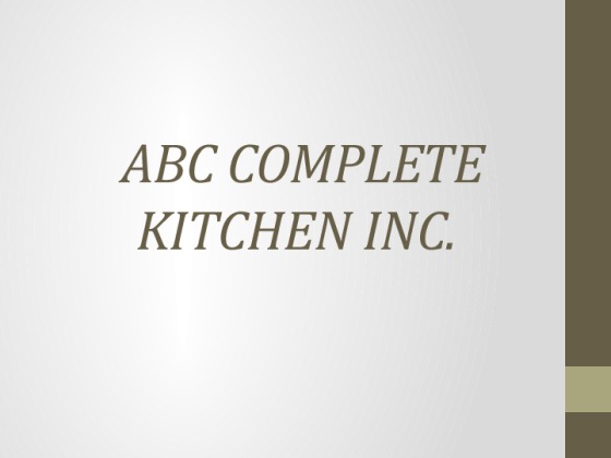 ABC Kitchen Strategic Planning The Board of Directors for ABC Complete...