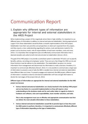 Task 2 RMGT Genrays Communication Report